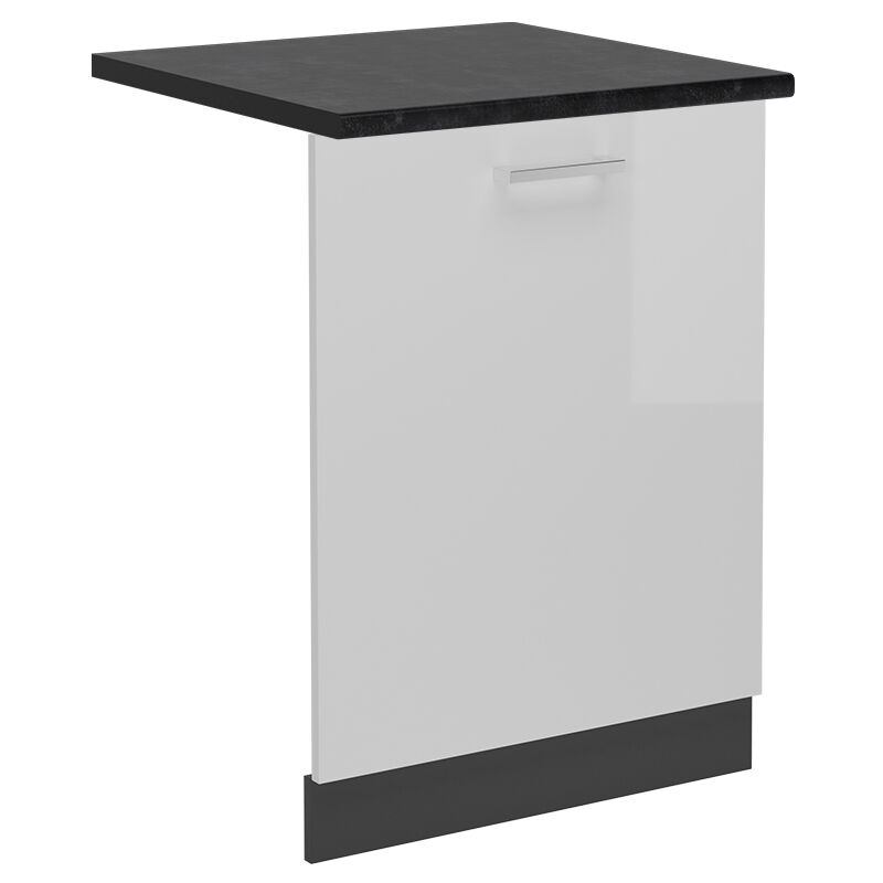 foto del prodotto coperchio per lavastoviglie r line, bianco lucido, 60 cm , pl antracite vicco