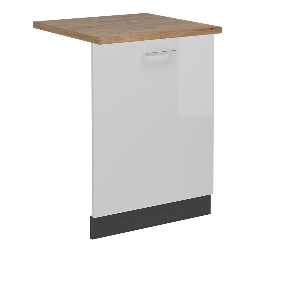 foto del prodotto coperchio per lavastoviglie r line, bianco lucido, 60 cm , pl rovere vicco