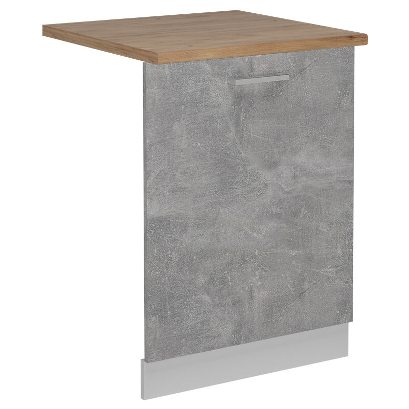 foto del prodotto coperchio per lavastoviglie r line, calcestruzzo, 60 cm , pl rovere vicco
