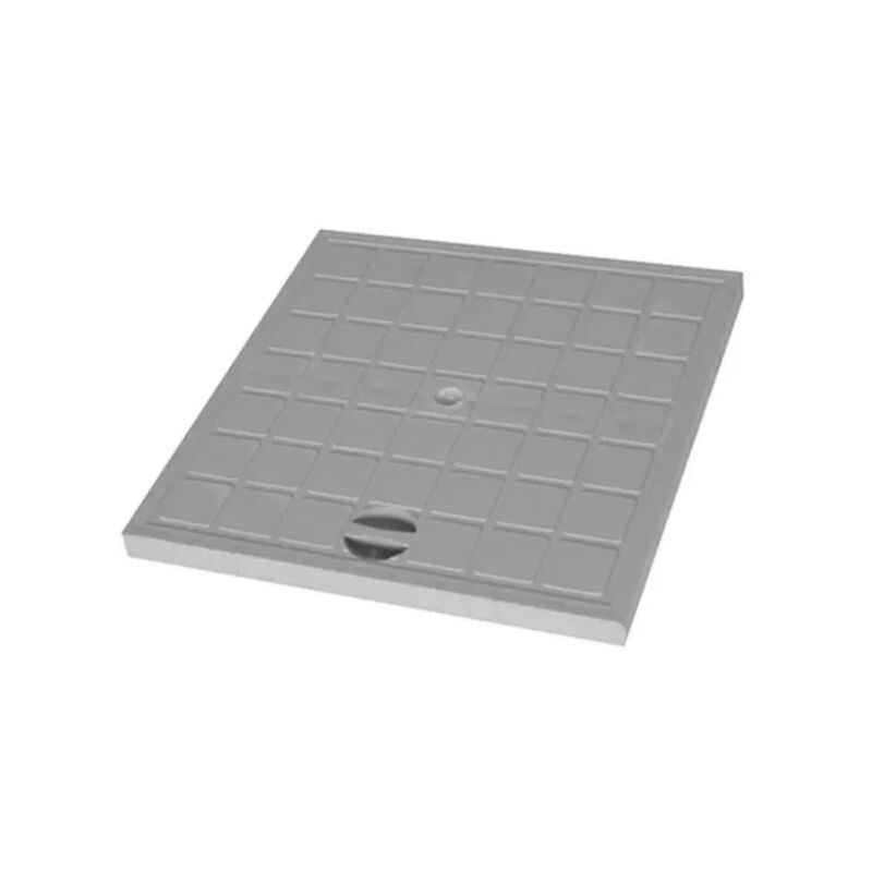 foto del prodotto coperchio per pozzetto d ispezione pedonale in pvc mm 400x400 nicoll