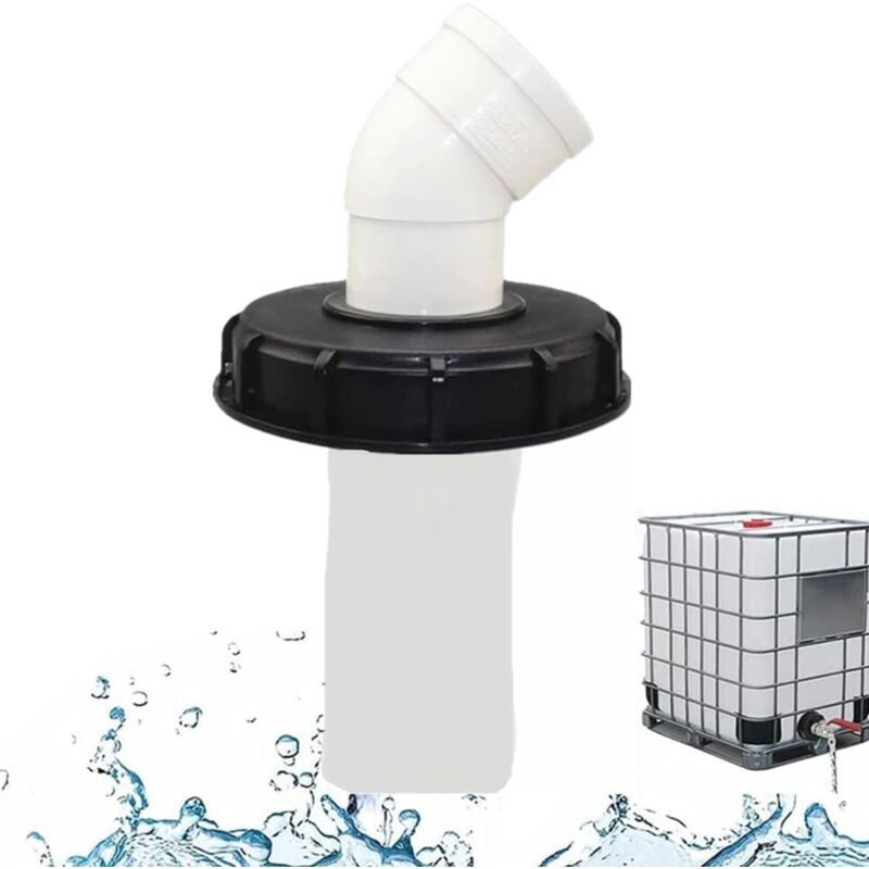 foto del prodotto coperchio per serbatoio ibc a 45 con filtro in nylon lavabile per serbatoio di acqua piovana ibc da 1000 litri, filtro per coperchio ibc, accessori