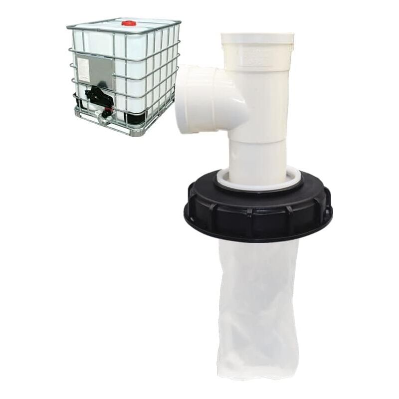 foto del prodotto coperchio per serbatoio ibc a forma di f crediri crediri con filtro in nylon lavabile per serbatoio per acqua piovana ibc da 1000 litri, filtro per