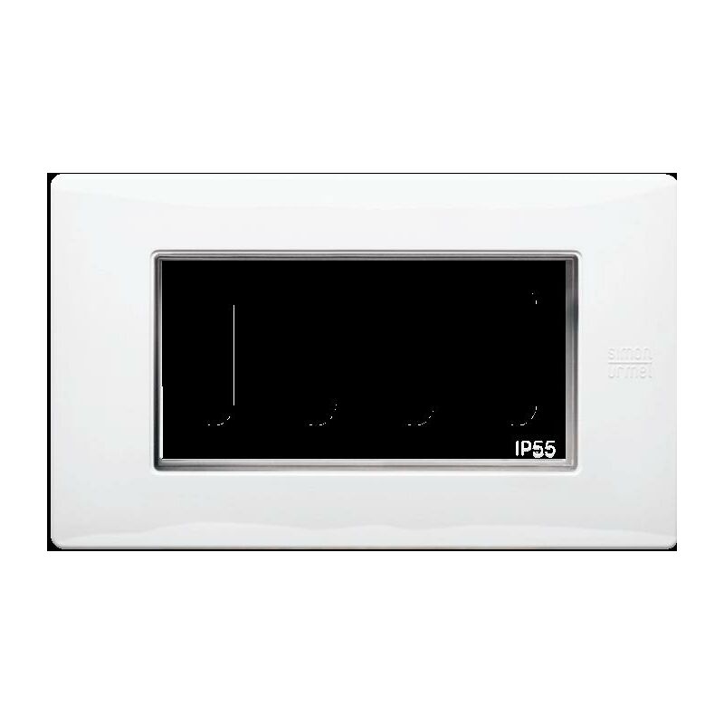 foto del prodotto coperchio protetto ip55, bianco nea, 4 moduli urmet 12514.bn