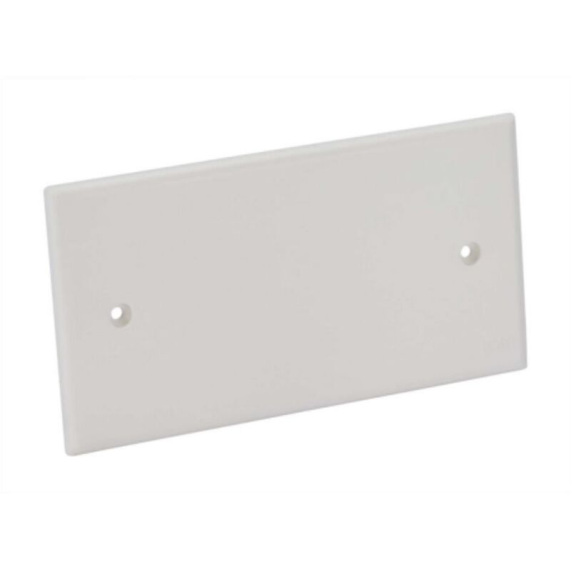 foto del prodotto coperchio ribassato rettangolare 4 moduli con viti bianco ip40 fanton 63994