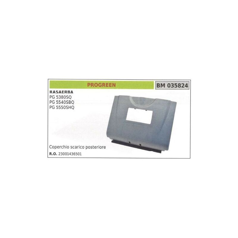 foto del prodotto coperchio scarico post. progreen rasaerba tosaerba tagliaerba pg5380sq 035824