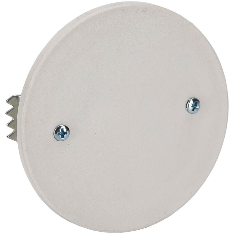 foto del prodotto coperchio scatola da incasso tonda 65mm, bianco