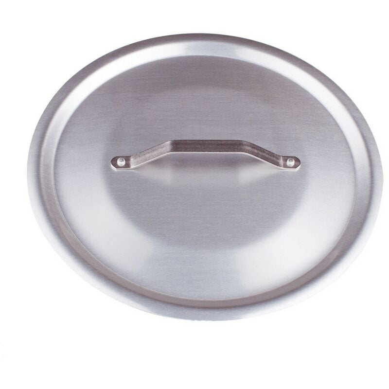 foto del prodotto coperchio tondo piano alluminio 32 cm fasa