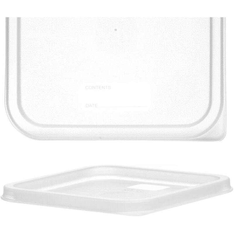foto del prodotto coperchio trasparente per contenitore alimentare 190 x 190 mm hendi 870976