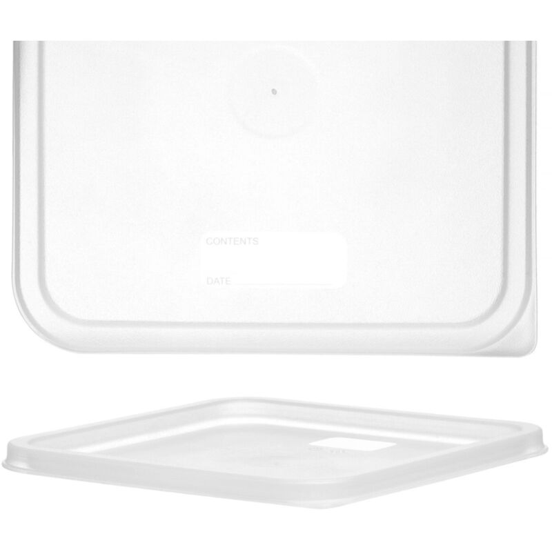 foto del prodotto coperchio trasparente per contenitore alimentare 235 x 235 mm hendi 870983