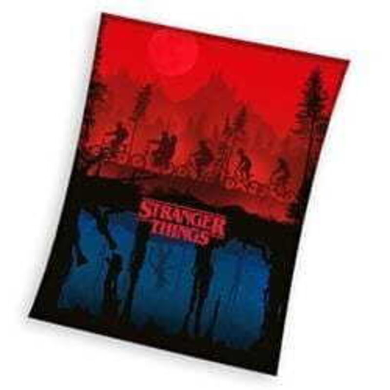 foto del prodotto coperta 150x200 stranger things (corallo)