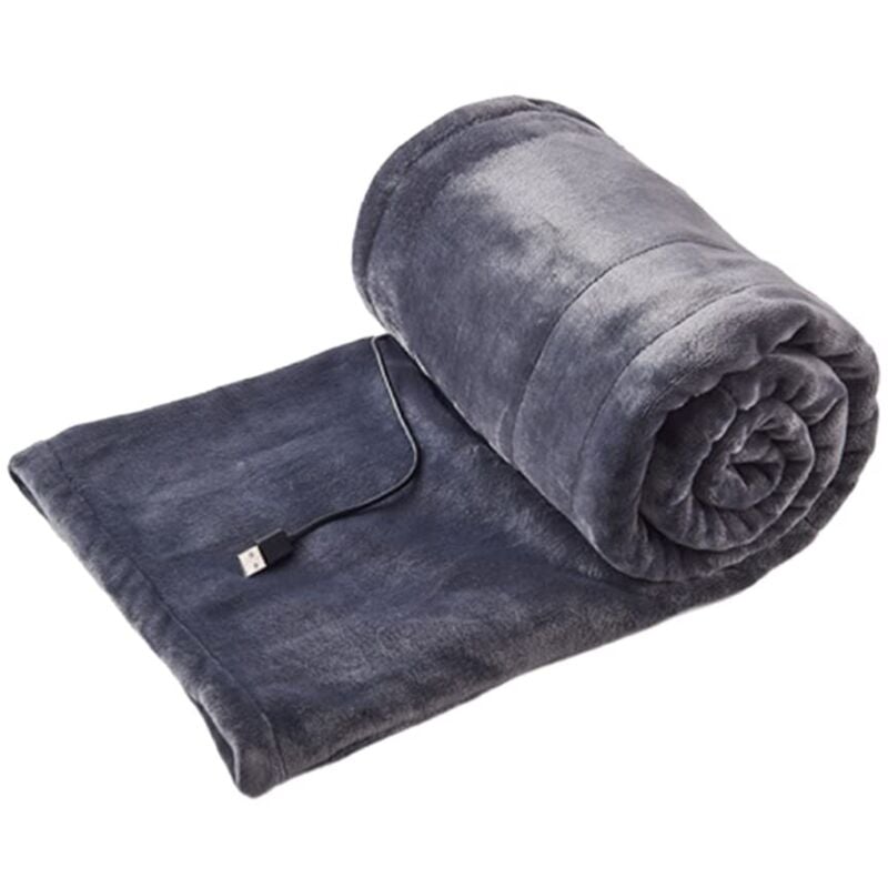 foto del prodotto coperta a scialle riscaldata, alimentata tramite usb e design wireless, lavabile con 3 impostazioni di temperatura. coperta riscaldata coperta