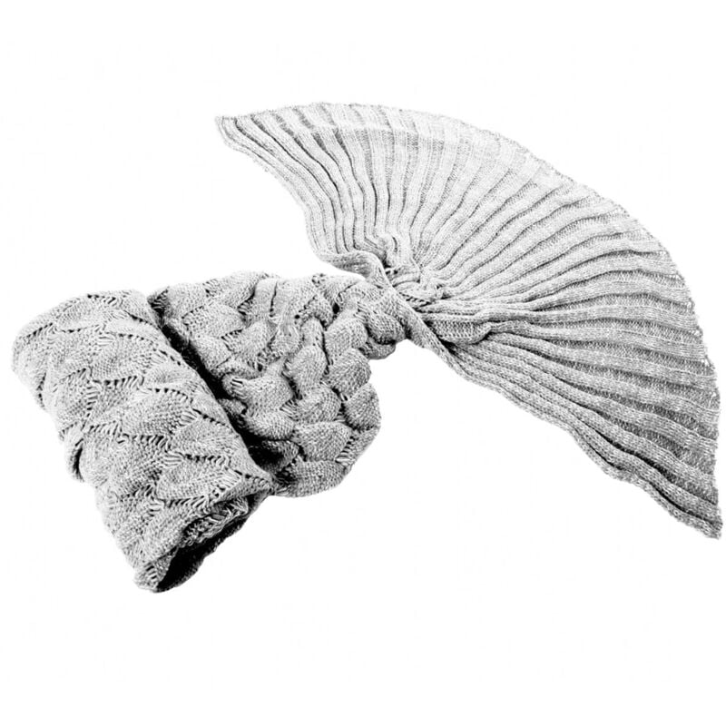 foto del prodotto coperta coda di sirena l.grey