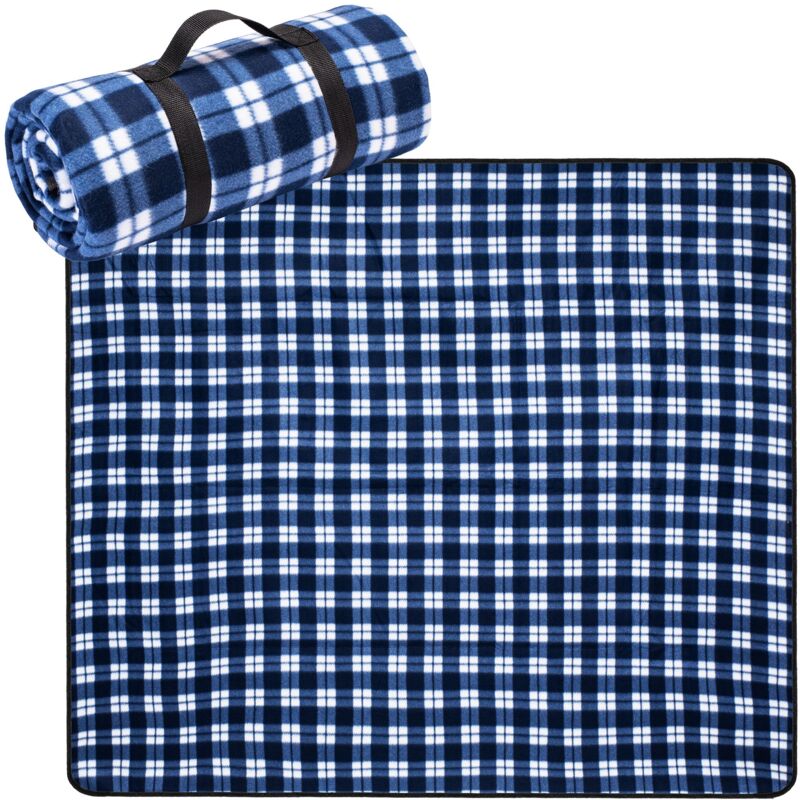 foto del prodotto coperta da picnic blu