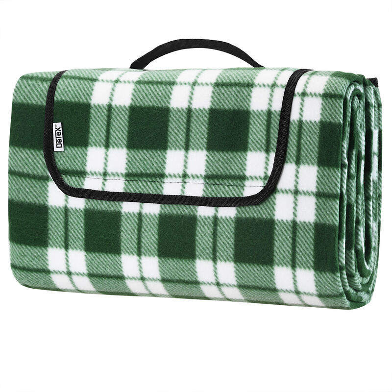 foto del prodotto coperta da picnic impermeabile termoisolante lavabile 1 6 persone giochi bimbi outdoor mare 200x200cm, karo gr n de detex