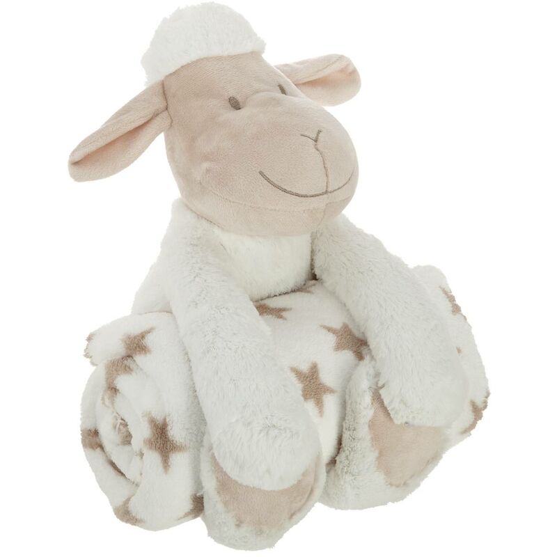 foto del prodotto coperta di peluche sheep 75x100cm pecora atmosphera cr ateur d int rieur
