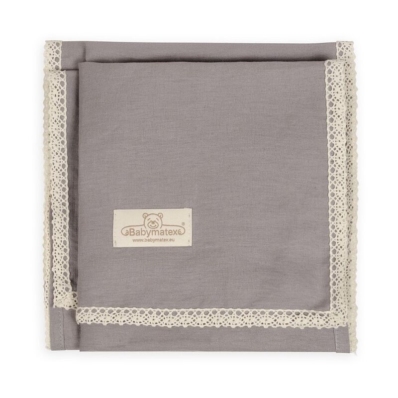foto del prodotto coperta in lino in scatola 75x100