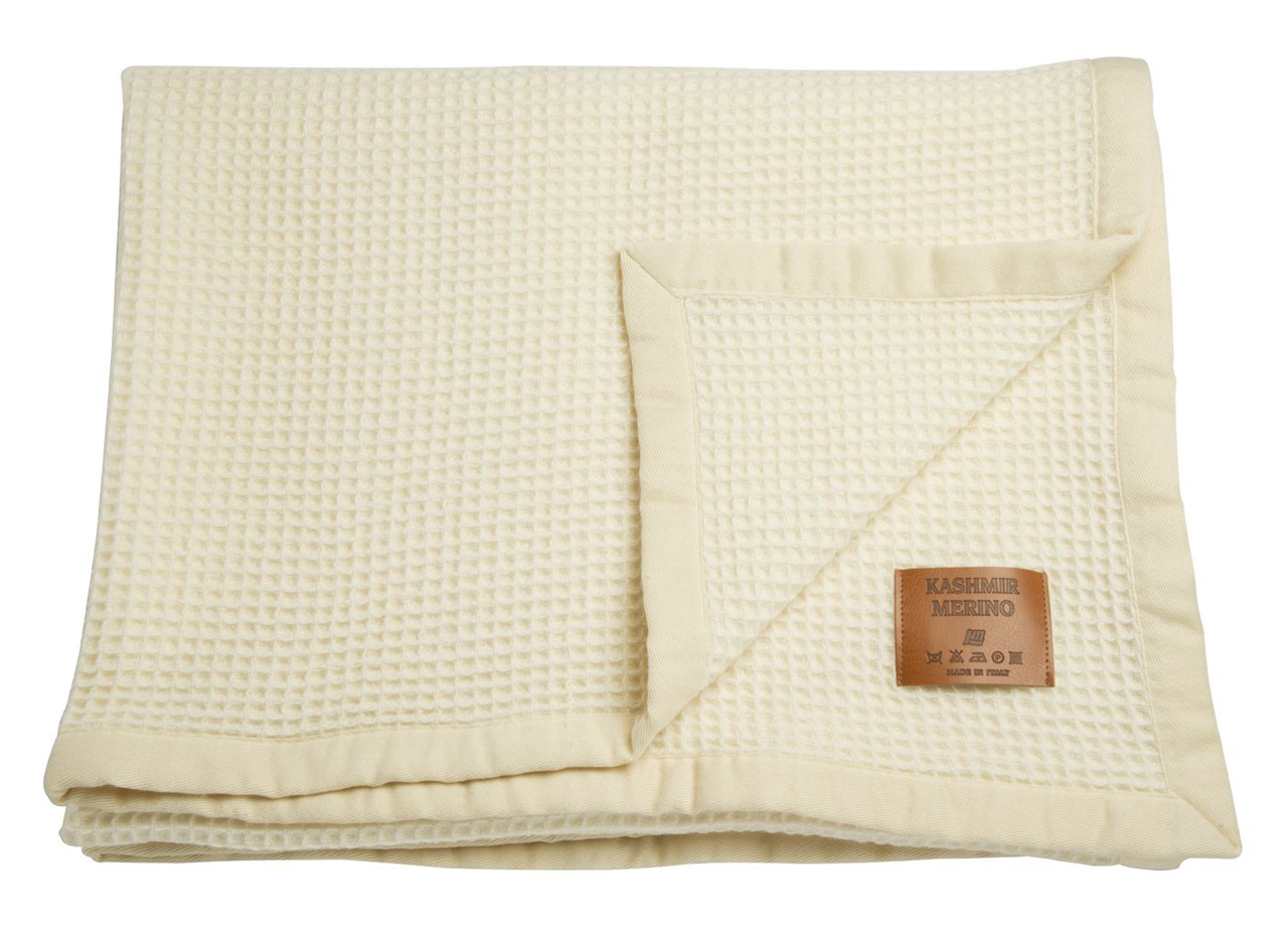 foto del prodotto coperta invernale modello abeille in lana merino culla abeille