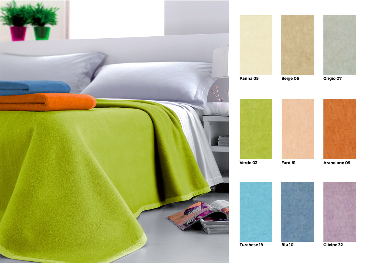 foto del prodotto coperta jacquard in misto lana modello jenny 1 piazza arancione 09