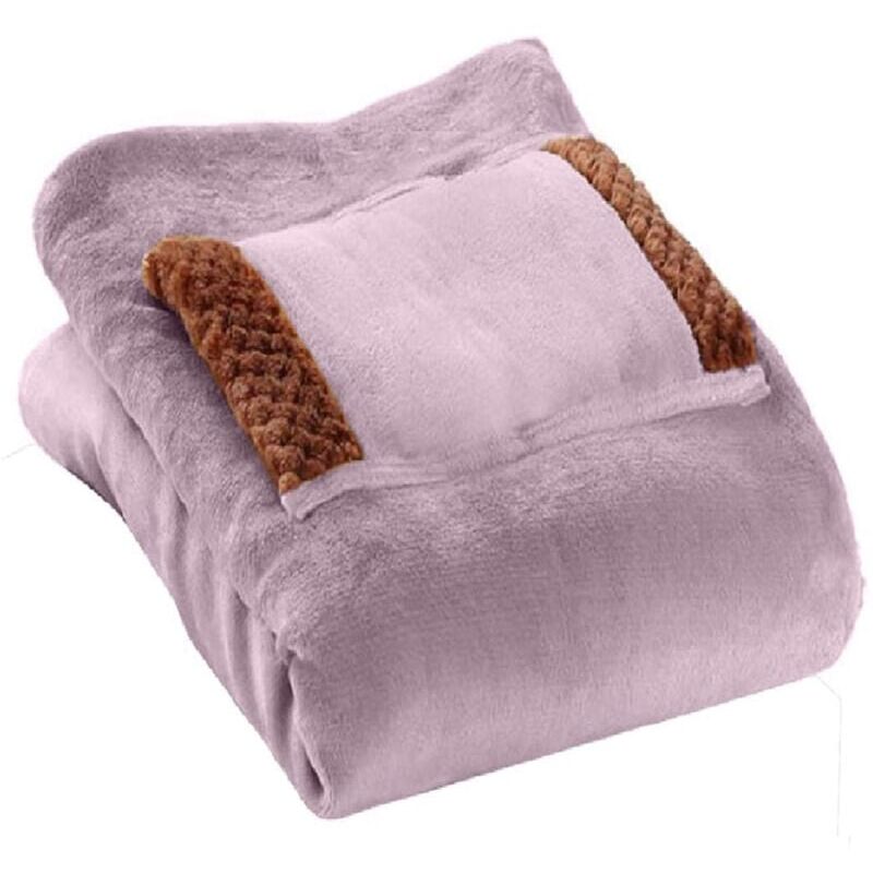 foto del prodotto coperta riscaldata usb da 5 v, coperta riscaldata per mani e ginocchia, coperta riscaldata in flanella per la pausa pranzo in ufficio.