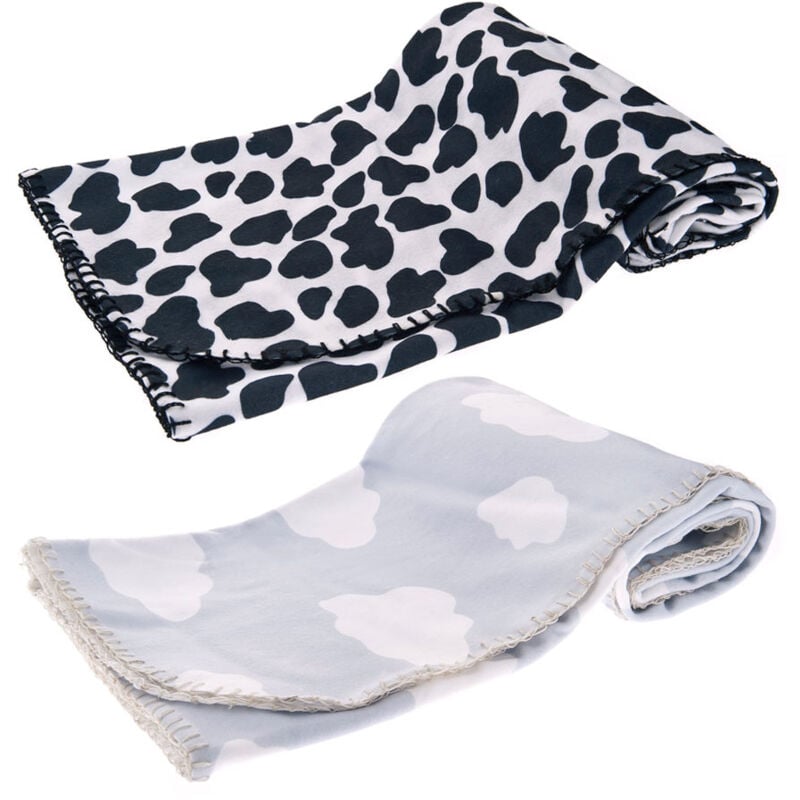 foto del prodotto copertina in pile con stampa fantasia per cani e gatti small dalmata
