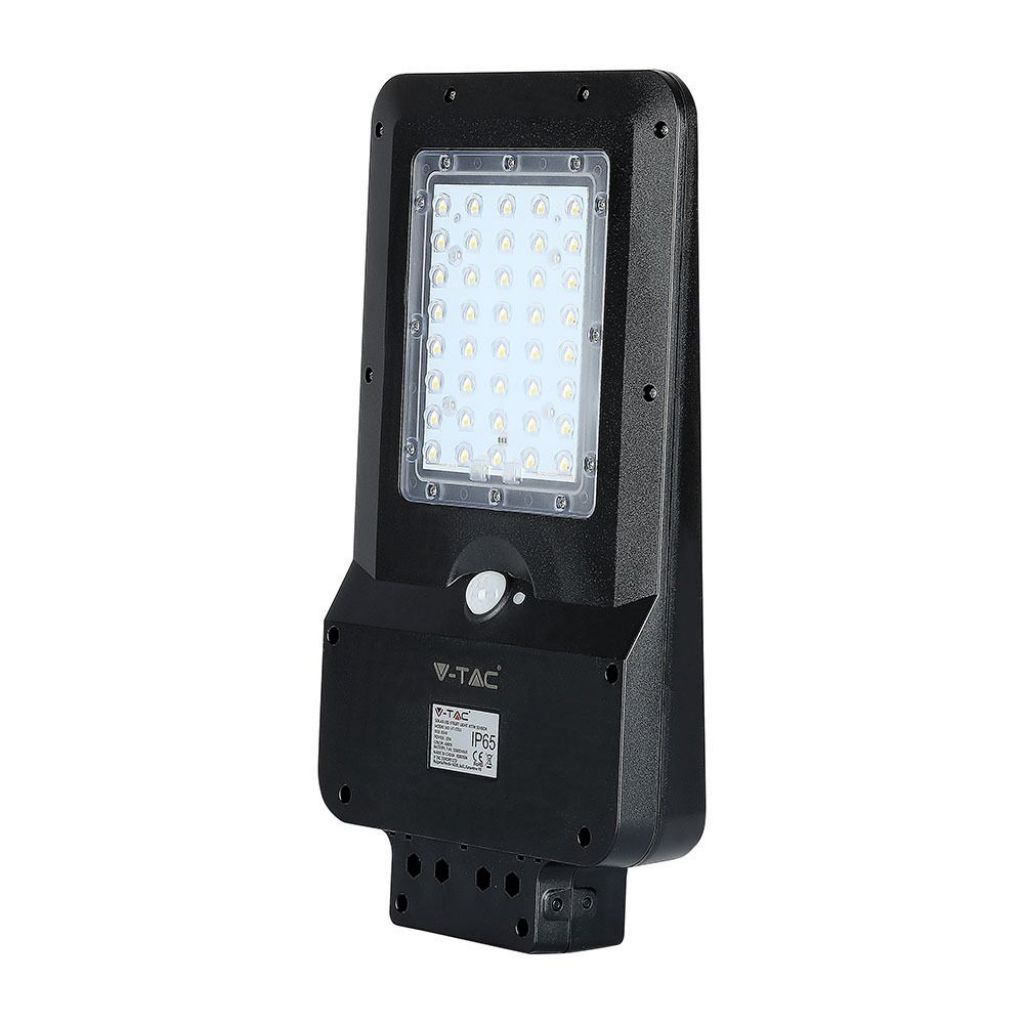 foto del prodotto copertina nera leggera solar street led 15w 4000k