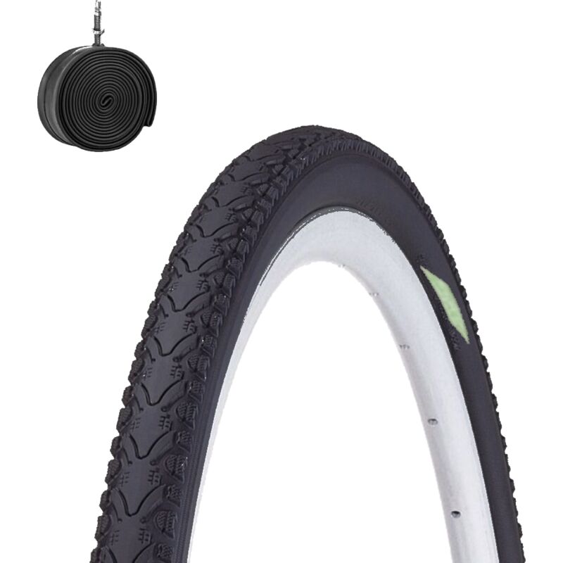 foto del prodotto copertone 16 x 1.75 camera per city bike bimbo pneumatico 47 305 demi slick