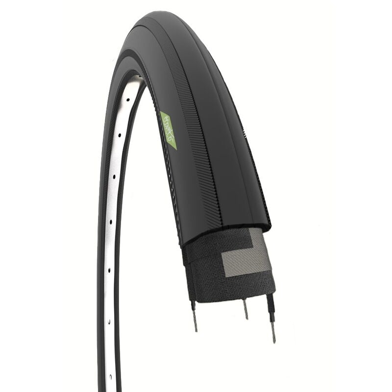 foto del prodotto copertone 700x25 pneumatico 25 622 copertoncino slick nero bdc gara ciclo bici