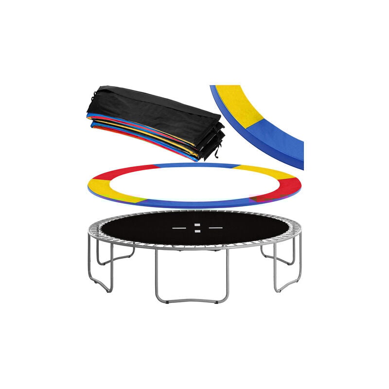 foto del prodotto copertura a molla per il trampolino 244 250 252 cm 8ft multicolore.