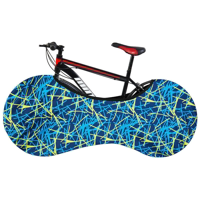 foto del prodotto copertura antipolvere per bici da corsa, copertura protettiva per telaio ruota, borsa antigraffio, accessori per ciclismo, facile da installare, 03