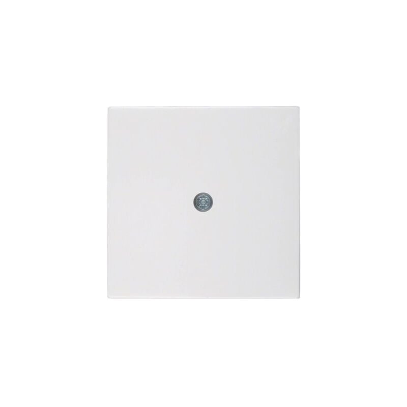 foto del prodotto copertura centrale con presa telefonica compatibile con diverse serie hager ip20 5,5x5,5x2cm colore bianco polare