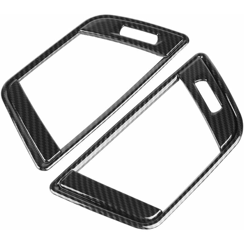 foto del prodotto copertura della bocchetta di ventilazione laterale dell aria condizionata in fibra di carbonio delicata per bmw serie 3 f30 13 18, accessori per auto