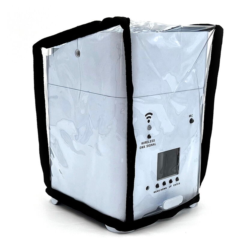foto del prodotto copertura di protezione contro acqua ed umidita per faro led a batteria 6x18w wisdom
