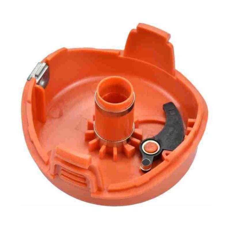 foto del prodotto copertura di ricambio in nylon per bobina per black deck gl7033, gl8033, gl9035, lever trimmer 90583594 copertura testina di taglio accessorio
