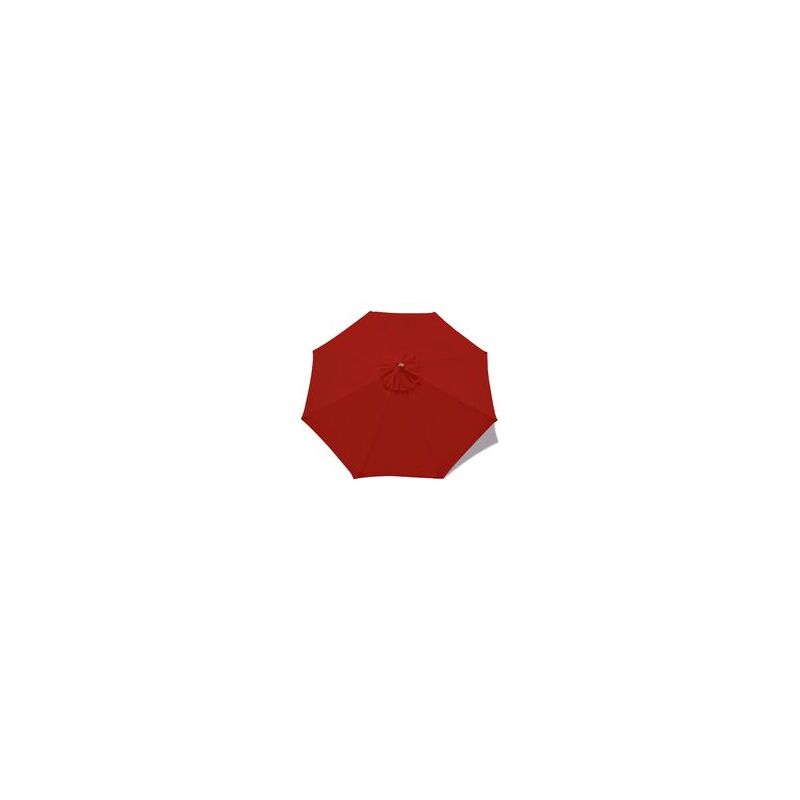 foto del prodotto copertura di ricambio per ombrellone 2m 6 bracci, tela anti ultravioletti, impermeabile, rosso