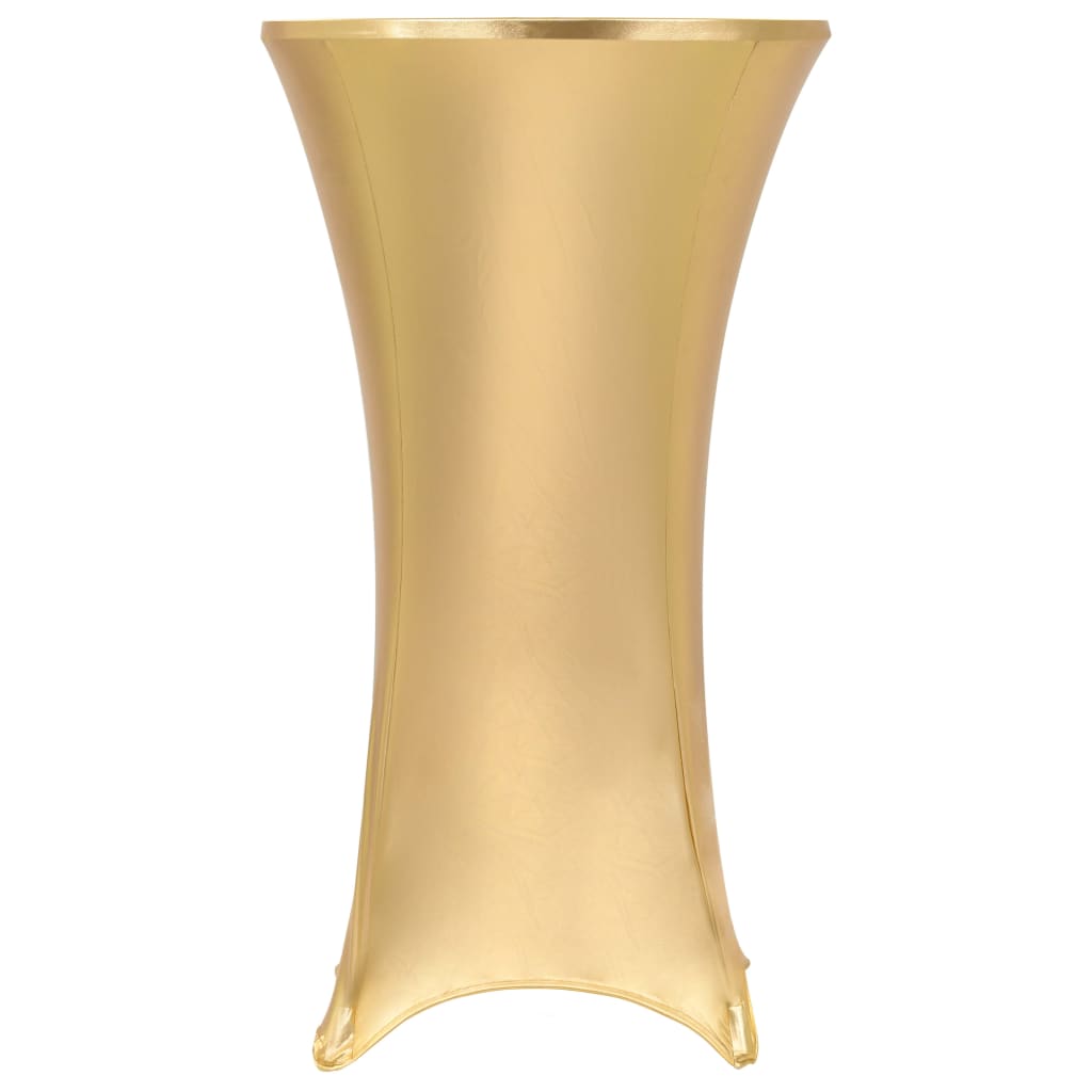foto del prodotto copertura elastica per tavolo 2 pz 80 cm oro vidaxl