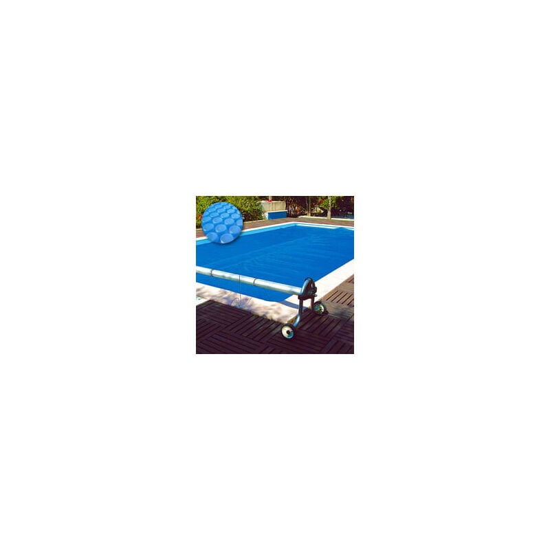 foto del prodotto copertura estiva a bolle per piscina rettangolare 10x4 m