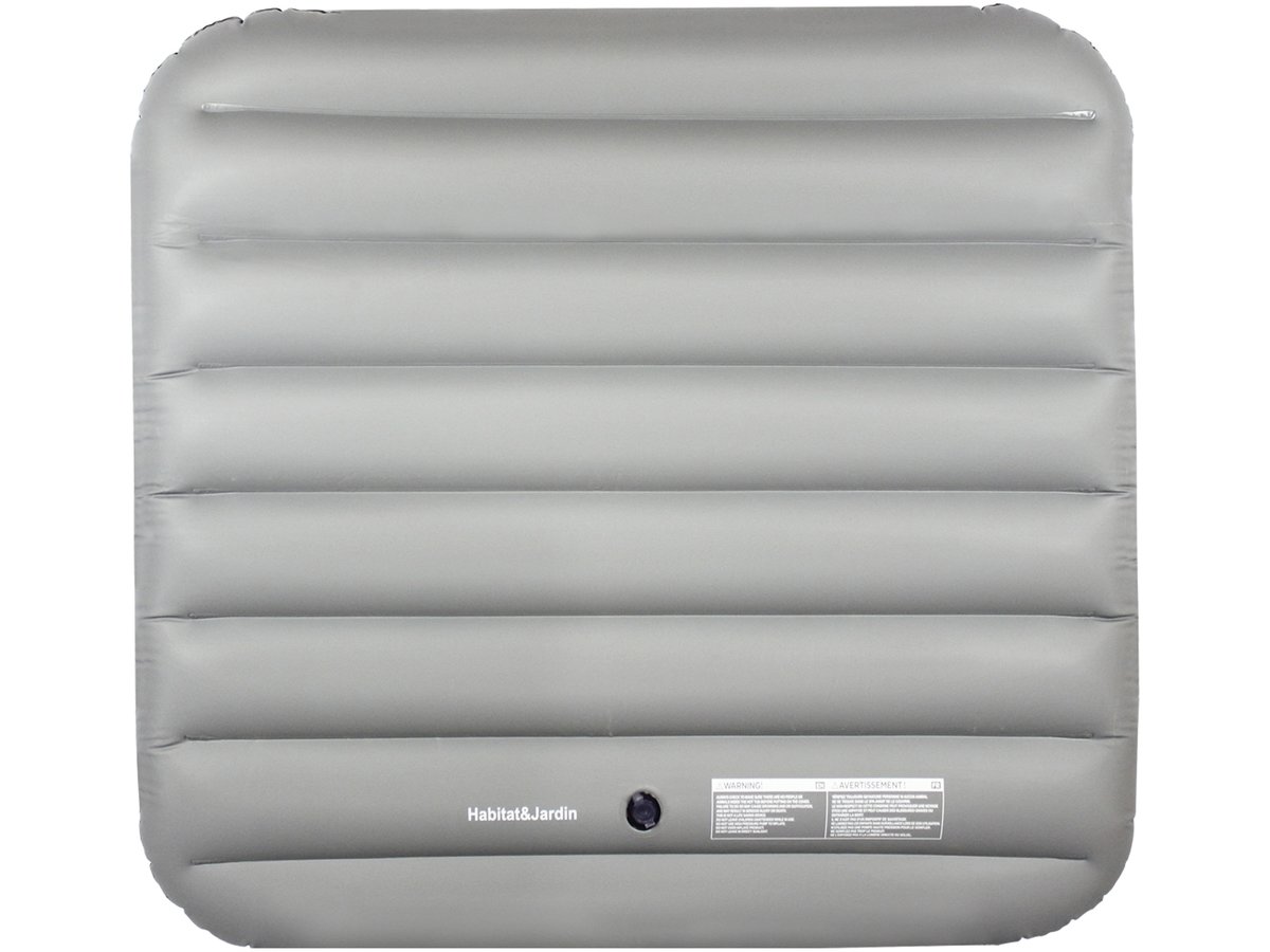 foto del prodotto copertura gonfiabile quadrata per spa per 6 persone