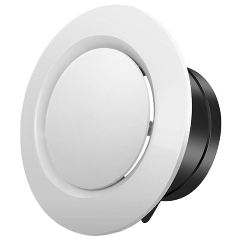 foto del prodotto copertura griglia di ventilazione per soffitto in abs da 125 mm, diffusore di ventilazione rotondo per ventola di scarico, ventola a condotto in