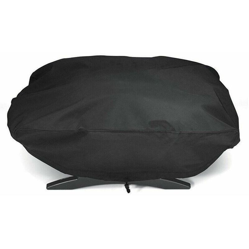 foto del prodotto copertura griglia protettiva 210d per barbecue a gas weber q1200 e 1000, compatibile con i modelli q1200, q1400, q1000, q100, q120, baby q, anti uv