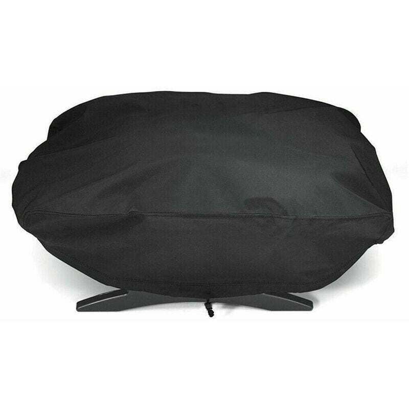 foto del prodotto copertura griglia protettiva 210d per barbecue a gas weber q1200 e 1000, compatibile con i modelli q1200, q1400, q1000, q100, q120, baby q, anti uv