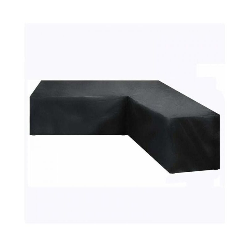 foto del prodotto copertura impermeabile per mobili da giardino angolari 320 x 320 x 80 cm , copertura per divano da giardino a l, tessuto oxford 210d.