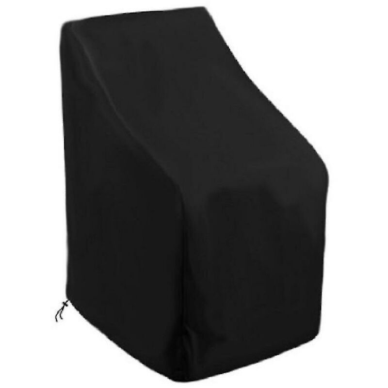 foto del prodotto copertura impermeabile per sedia da esterno 1 pezzo nero 