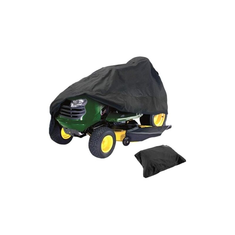 foto del prodotto copertura impermeabile per tosaerba aiperq protezione uv, copertura per trattore da giardino, taglia m 177 x 110 x 110 cm .