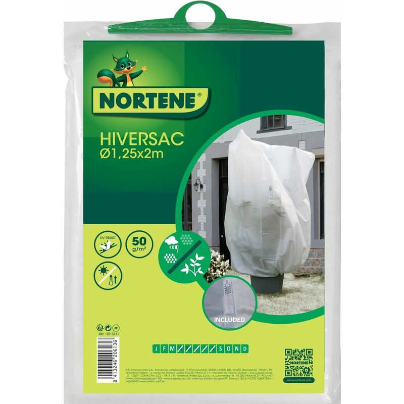 foto del prodotto copertura invernale 'hiversac' - 50 g/m2 nortene