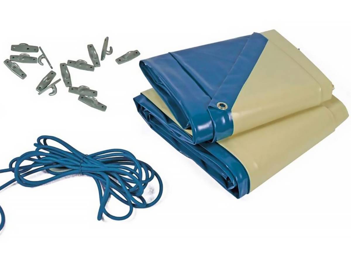 foto del prodotto copertura invernale per piscina bogota 280 gr m blu