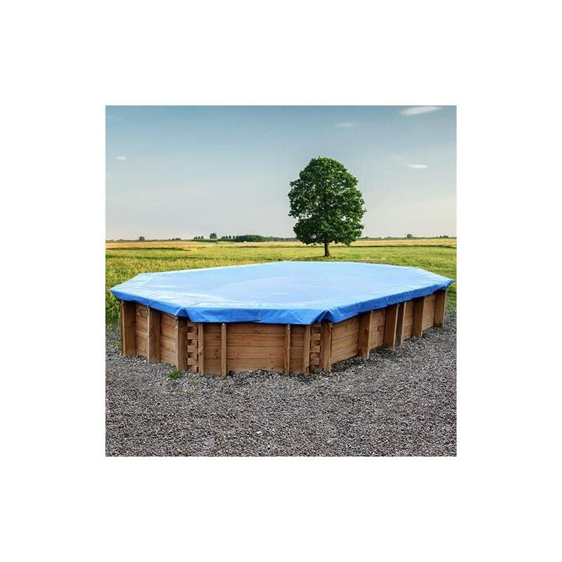 foto del prodotto copertura invernale piscina rettangolare evora