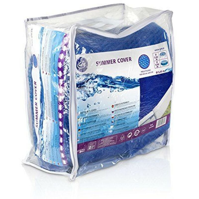 foto del prodotto copertura isotermica per piscina gre diametro 240 cm