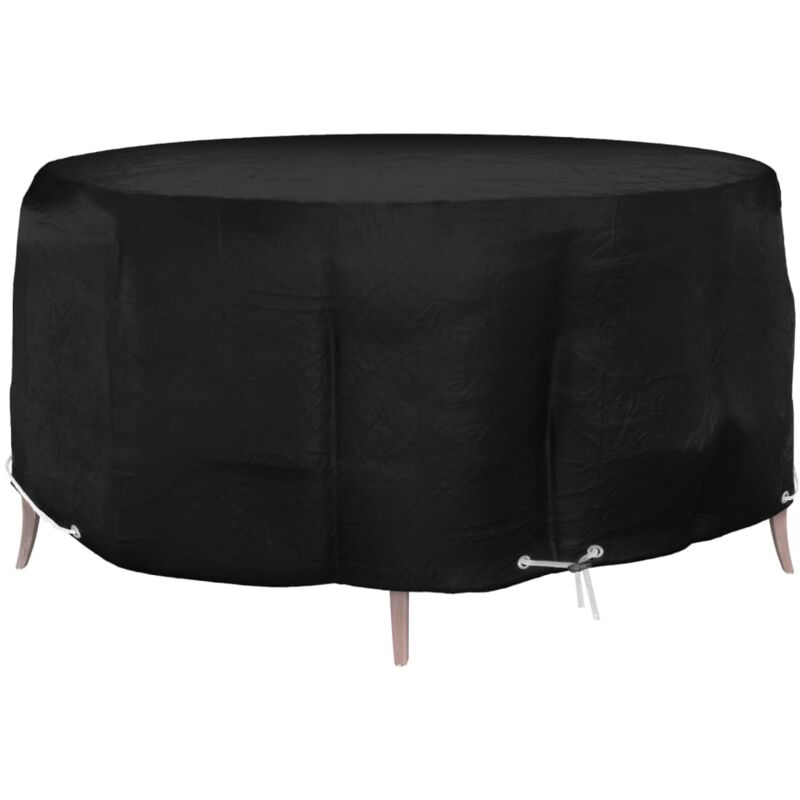foto del prodotto copertura mobili da giardino con 10 occhielli 260x90cm rotonda vidaxl