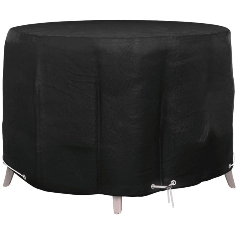 foto del prodotto copertura mobili da giardino con 6 occhielli 125x75 cm rotonda vidaxl
