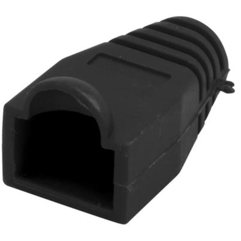foto del prodotto copertura morbida per spina rj45 nera